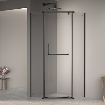Душевой уголок RGW PA-081B 35088199-14 90x90 (черный/прозрачное стекло)