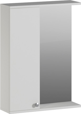 Genesis Мебель Шкаф с зеркалом 60x18x83 (белый)