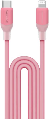 Кабель Momax DL53P 1-Link Flow LC USB Type-C - Lightning (1.2 м, розовый)