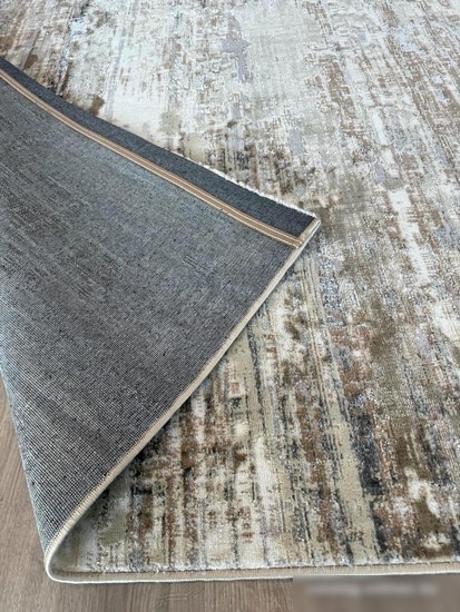 Ковер для жилой комнаты Radjab Carpet Бьянка прямоугольник D060A 7621RK-b 2x2.9 (cream shirink/vizon fdy)