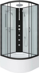 Душевая кабина Niagara Classic NG-6709-14BKTG 100x100x200 (прозрачное стекло/черный)