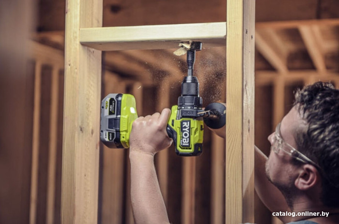 Ударная дрель-шуруповерт Ryobi RPD18X-2C52S 5133005527 (с 2-мя АКБ 2 Ач+5 Ач, сумка)
