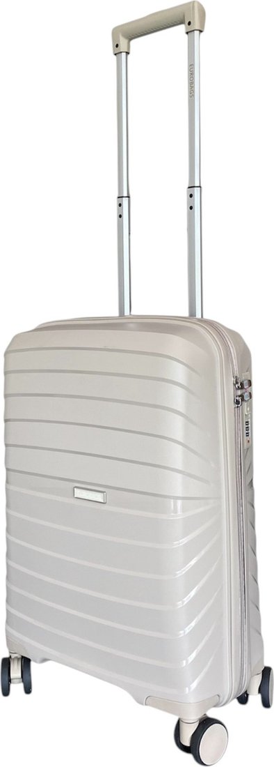 Чемодан-спиннер Eurobags PP-N99 (S, молочный)