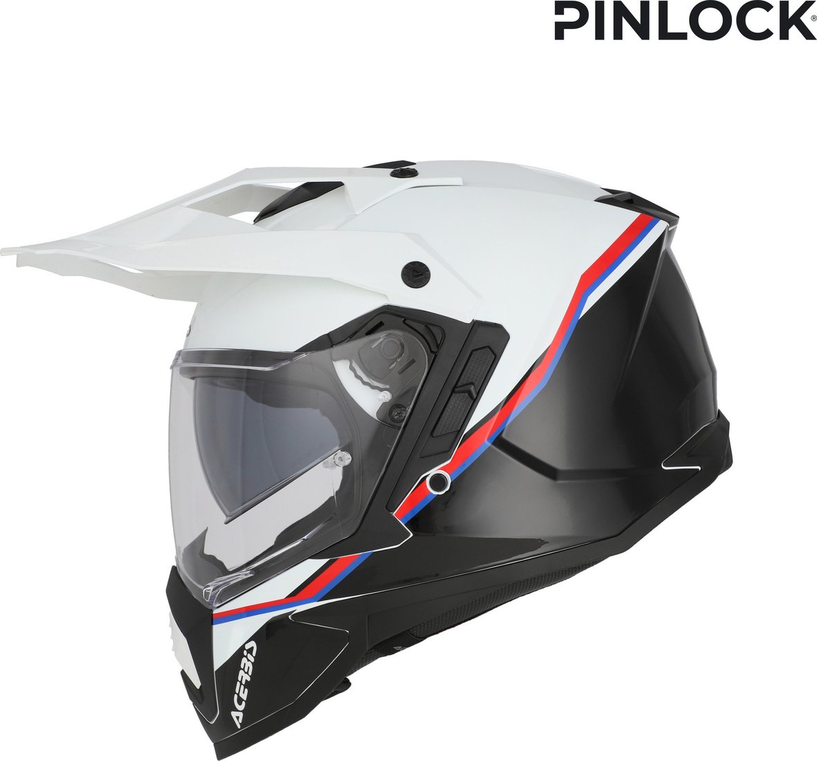 Мотошлем Acerbis Assault Graphic 0026652.237.064 (M, белый/черный)
