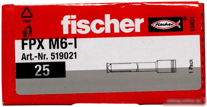 Анкерный болт Fischer FPX M6-I 519021 (25 шт)