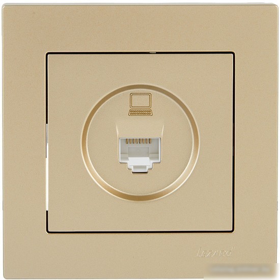 Розетка компьютерная Lezard Vesna 742-3688-139
