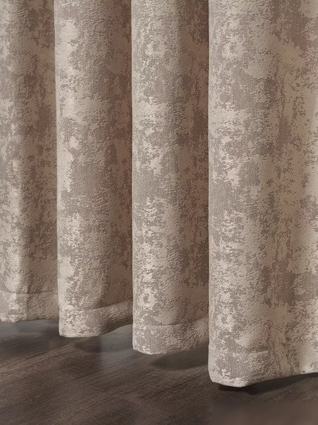 Комплект штор Mio Tesoro Мрамор 150x250 (2 шт, бежевый)