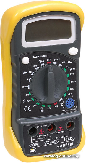 Мультиметр IEK Master MAS838L Мультиметр IEK Master MAS838L