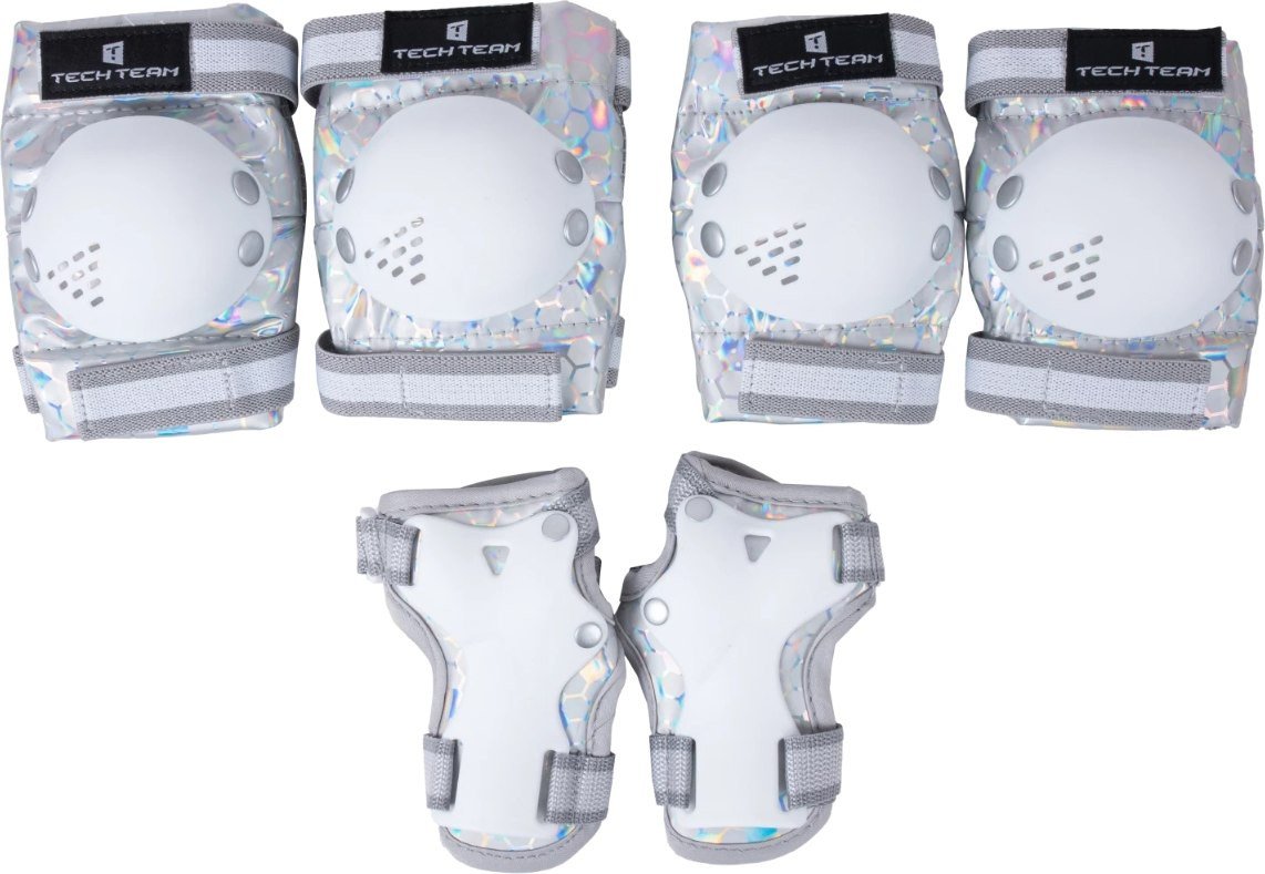Комплект защиты Tech Team Safe Fit Kids 4.0 NN013888 (L, серый)