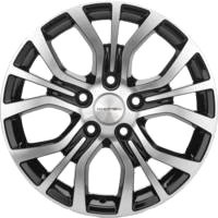 Литые диски Khomen KHW1608 Grand Vitara 16x6.5" 5x114.3мм DIA 60.1мм ET 45мм (Black FP)