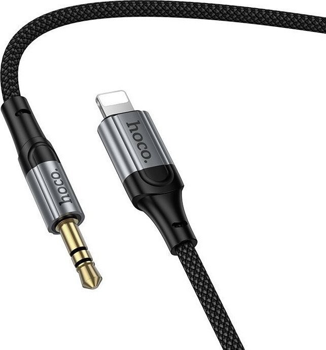 Кабель Hoco UPA33A Lightning - 3.5 мм Jack (1.5 м, черный)