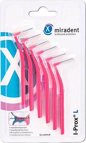 Межзубные ершики Miradent I-Prox 630210 (6 шт, розовый)