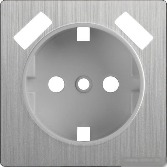 Накладка для розетки Werkel WL09-USB-CP (серебряный рифленый) Накладка для розетки Werkel WL09-USB-CP (серебряный рифленый)