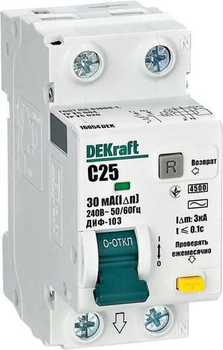 Дифференциальный автомат DEKraft 16054DEK