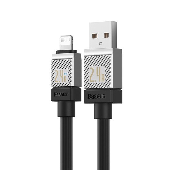 Кабель Baseus CoolPlay Series Fast Charging Cable 2.4A USB Type-A - Lightning (2 м, черный)