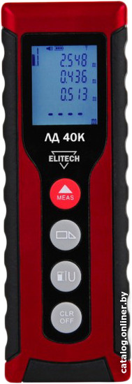 Лазерный дальномер ELITECH ЛД 40К Лазерный дальномер ELITECH ЛД 40К