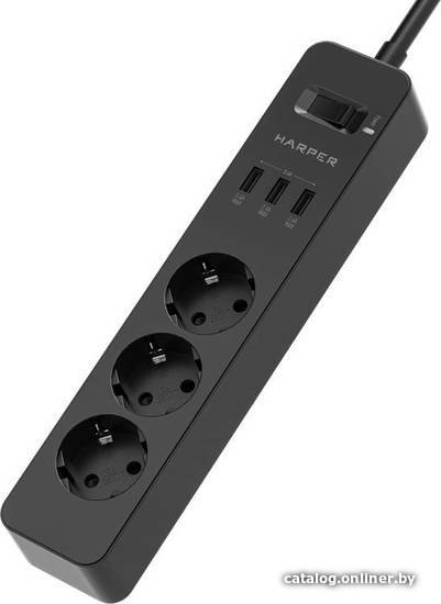 Сетевой фильтр Harper UCH-325 (черный)