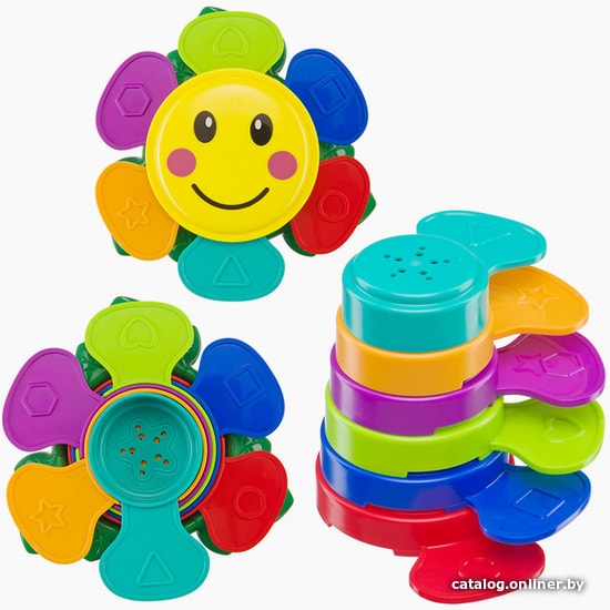 Развивающая игрушка Happy Baby Flower Puzzle 330641