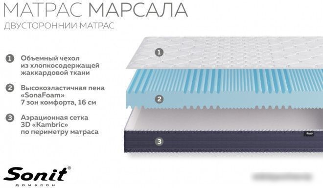 Матрас Sonit Марсала 180x200