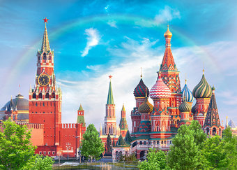 Фотообои Твоя планета Люкс Сердце России