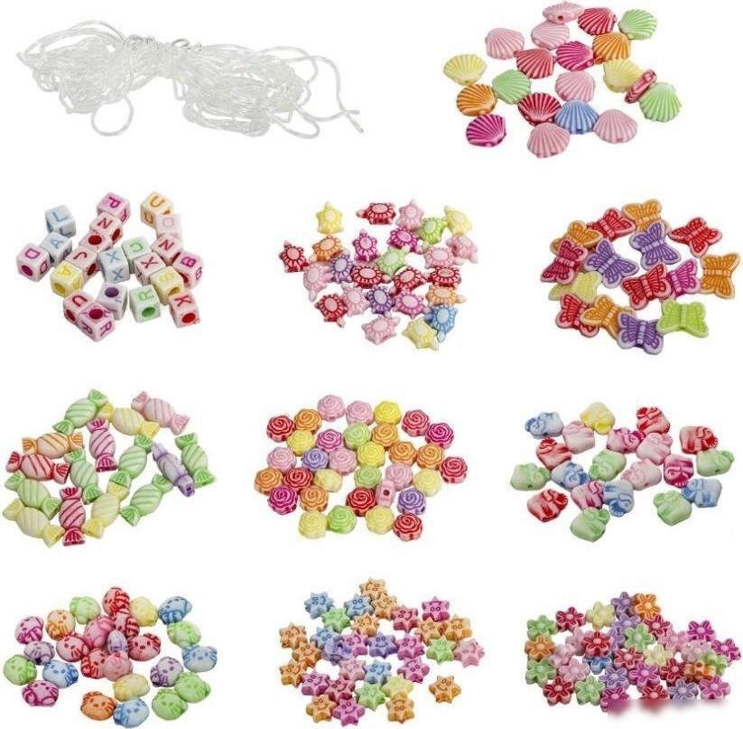 Бусины BRAUBERG Beads set 664693 (200 шт)