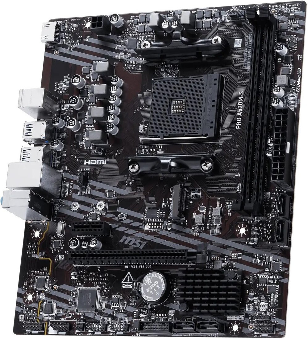 Материнская плата MSI Pro A520M-S