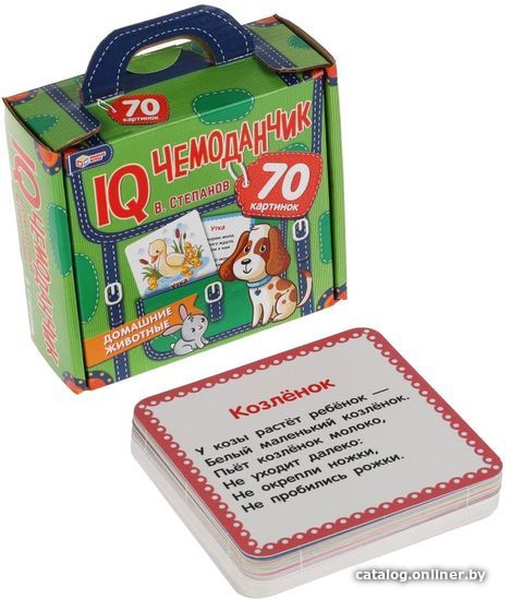 Развивающая игра Умные игры Домашние животные. IQ чемоданчик 4680107925442