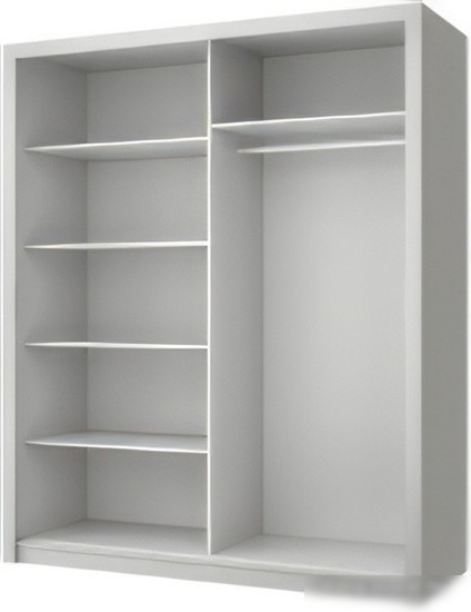 Шкаф распашной Anrex Milan 180 (серый)