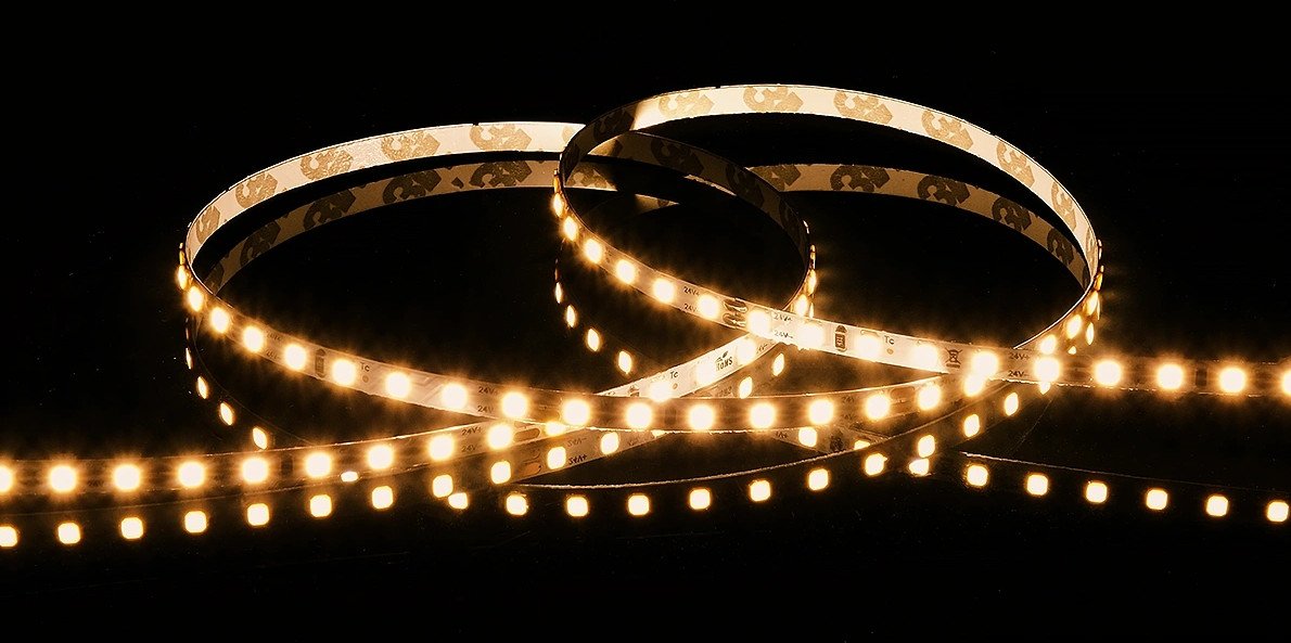 Светодиодная лента Byled BLS2835-120-24-9.6-WW-LUX-5mm