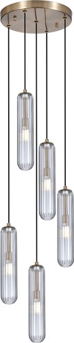 Подвесная люстра Escada 160001/5P G9x5W Brass ES0000012