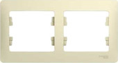 Рамка Schneider Electric Glossa GSL000202 (бежевый)
