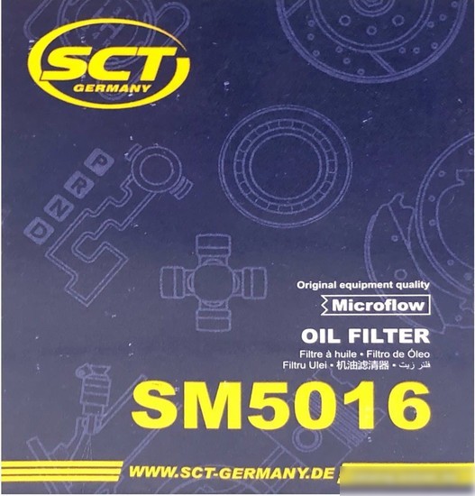 Масляный фильтр SCT SM5016