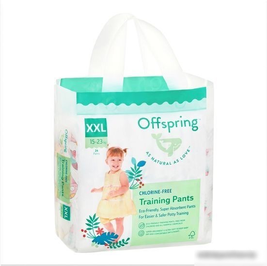 Трусики-подгузники Offspring XXL 15-23кг Совы (24 шт)