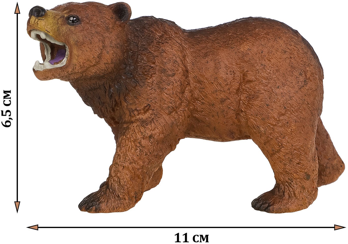 Набор фигурок Masai Mara Мир диких животных. Семья бурых медведей MM211-143
