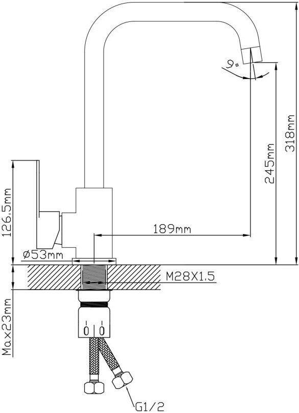 Смеситель AV Engineering AVZAR4-A304-801