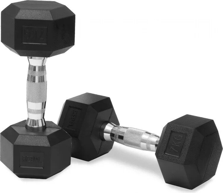 Набор гантелей Rebel R-HEX-07-PAIR