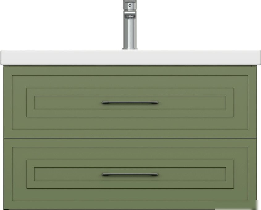 Cersanit Тумба под умывальник Classic 80 69092 (зеленый матовый)