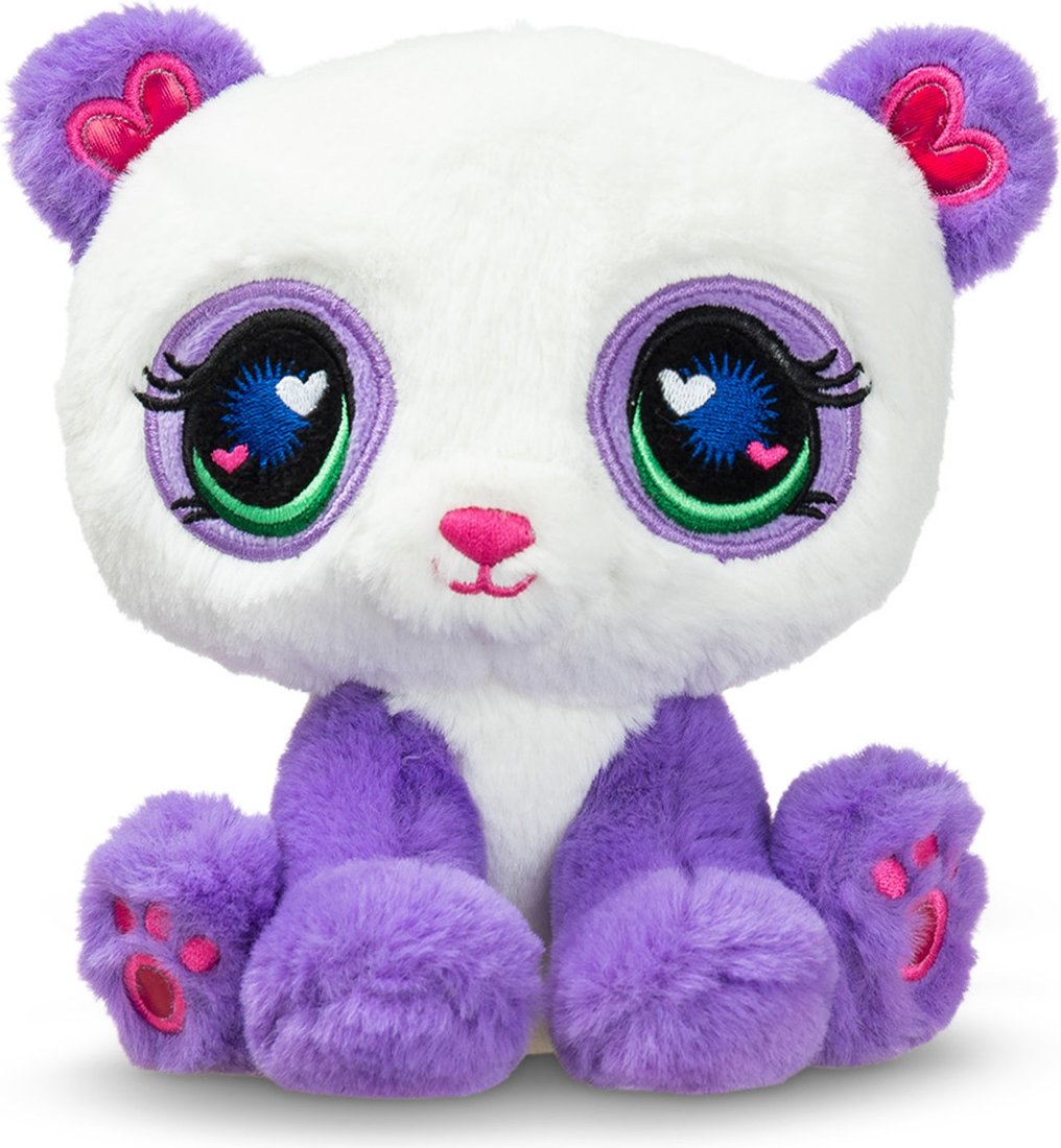 Классическая игрушка Hasbro Littlest Pet Shop Плюш Сиреневая панда 00671_LPS