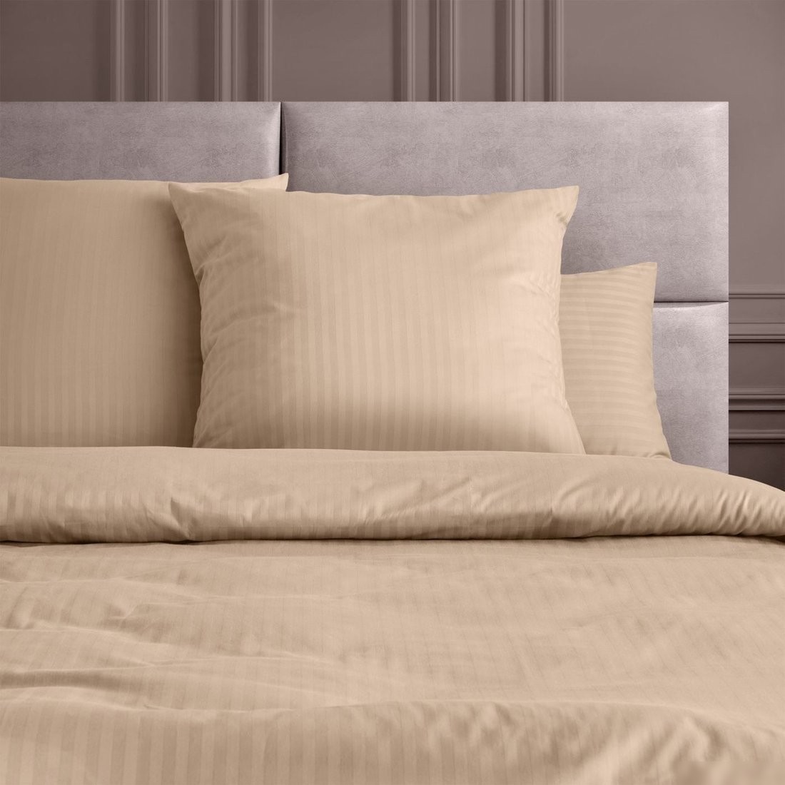 Постельное белье Verossa Stripe 2.0сп 747396 (Bronze, 70x70)