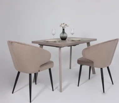 Стул с подлокотниками Мамадома Rob (d05 cappuccino lux/черный)