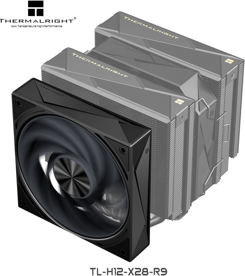 Вентилятор для корпуса Thermalright TL-H12-X28-R9 (черный)