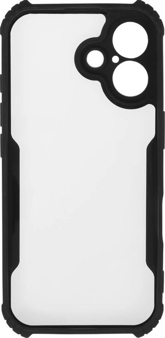 Чехол для телефона BoraSCO Sky Case для Apple iPhone 16 74652 (черный/прозрачный)