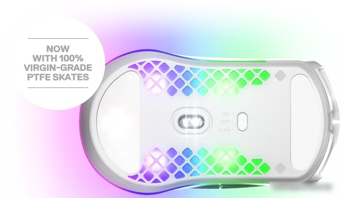 Игровая мышь SteelSeries Aerox 3 Wireless 2022 Edition Snow