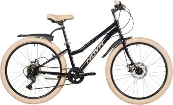 Детский велосипед Novatrack Jenny 24 24SHD.JENNY.12DVL6 (темно-фиолетовый, разобранный)