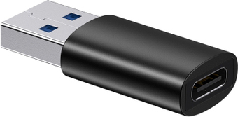 Адаптер Baseus ZJJQ000101 USB Type-C - USB Type-A (черный)