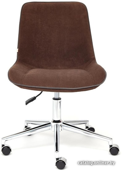 Кресло TetChair Style (флок, коричневый)