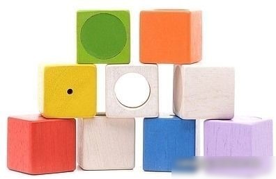 Кубики Plan Toys Активные блоки 5531