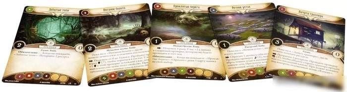 Настольная игра Мир Хобби Ужас Аркхэма. Карточная игра: Проклятие ругару
