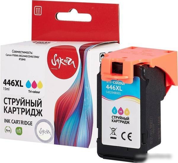 Картридж Sakura Printing SI8284B001 (аналог Canon 446XL Color)