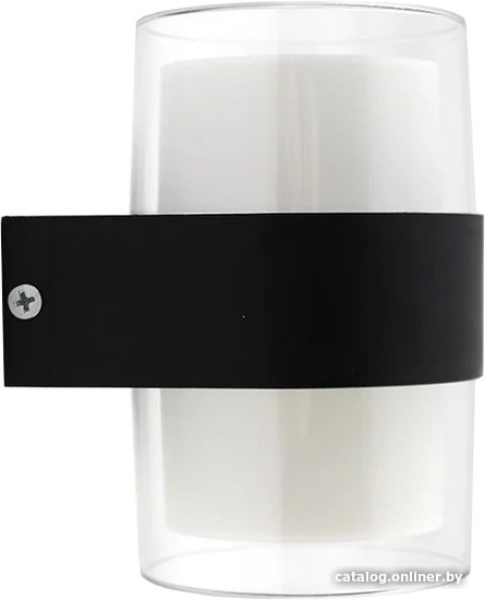 Уличный настенный светильник Estares Valo 9W R-4000K-100x110x133-BLACK/CLEAR-220-IP54